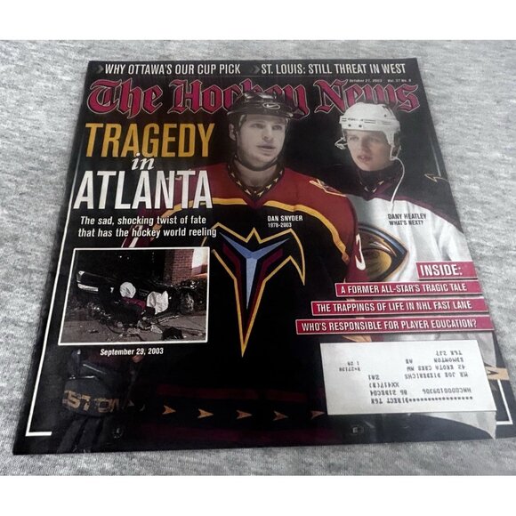 The Hockey News Newspaper Magazines 21 October 2003 Paperback - Picture 1 of 7